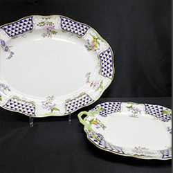 ブルーダイヤモンド / オバール&ケーキプレート