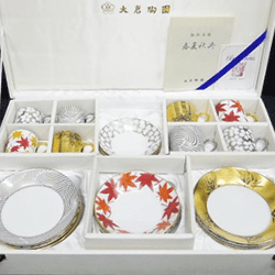 加山又造 春夏秋冬 / デミタス碗皿コレクション